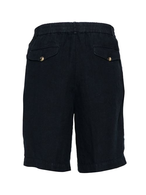 Navy blue shorts BRUNELLO CUCINELLI | M243DU0065C2517